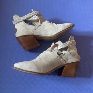 Genuine Suede Western style Booties